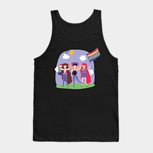 lesbian agenda Tank Top